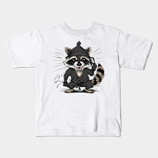 Cute raccoon Kids T-Shirt